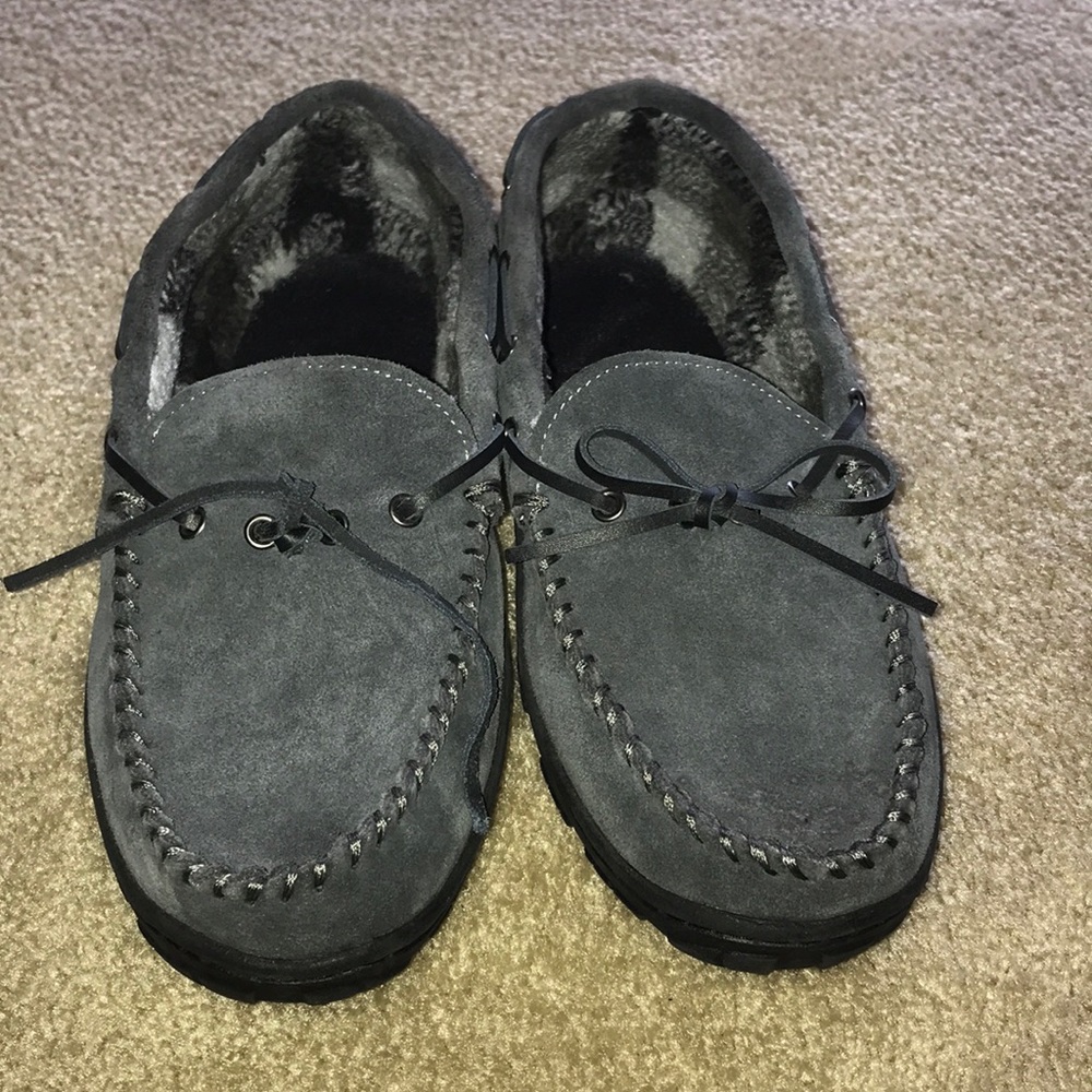 CLARKS Suede Slippers